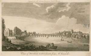 Uitzicht op Putney en Fulham vanaf Mr Vannecks door English School