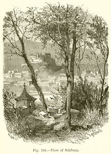 Uitzicht op Salzburg
