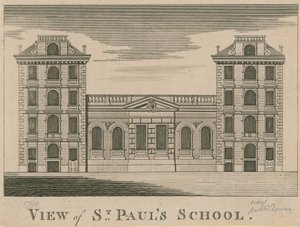 Uitzicht op St. Pauls School door English School