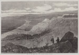 Uitzicht op de Chesil Bank, vanaf Portland Heights