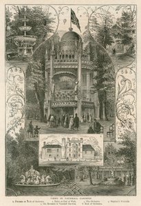 Zichten in Vauxhall Gardens, Londen