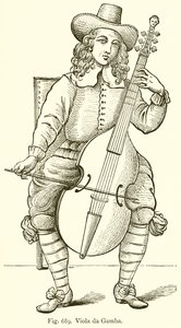 Viola da Gamba door English School