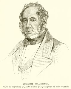 Burggraaf Palmerston door English School