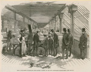 Bezoek van de Prins van Wales en Prins Alfred aan Messrs Day and Sons Lithografische inrichting