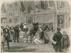 Bezoek van Hare Majesteit, Prins Albert en de Koningin van Portugal aan de Royal Academy