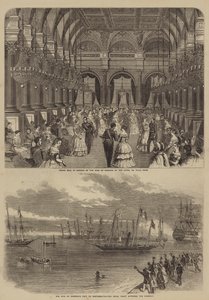 Bezoek van Victor Emmanuel II van Italië
