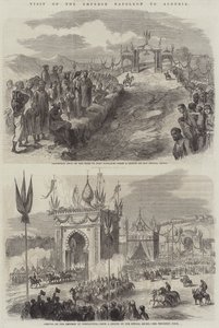 Bezoek van Keizer Napoleon aan Algerije door English School