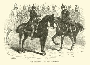 Von Moltke en de keizer, januari 1871