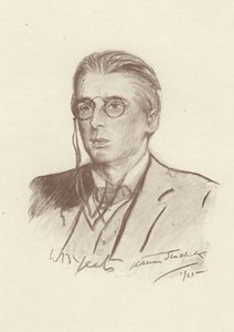 W B Yeats, Ierse Dichter door English School