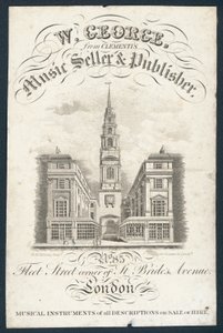W George, muziekverkoper en uitgever door English School