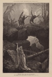 Wagners opera "Der Ring Des Nibelungen" (gravure) door English School
