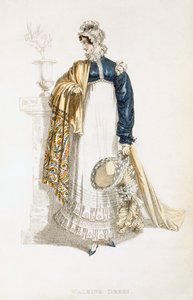 Wandeljurk, modeplaat uit Ackermanns Repository of Arts door English School