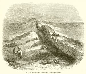 Muur van Severus, nabij Housestead, Northumberland