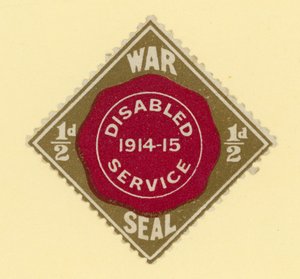 Oorlogszege - gehandicapte dienst 1914-1915