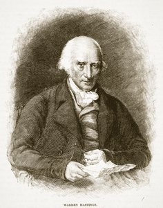 Warren Hastings, illustratie uit Cassells Illustrated History of England