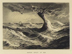 Waterspout op zee
