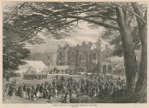 Huwelijksfestiviteiten bij Holland House - ontbijt in de tuin door English School