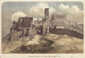 Westelijk Uitzicht op de Akropolis, Athene door English School