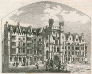 Verbeteringen in Westminster - Nieuwe huizen in de Broad Sanctuary door English School