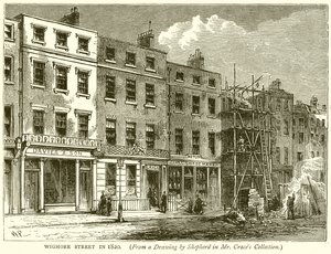 Wigmore Street in 1820