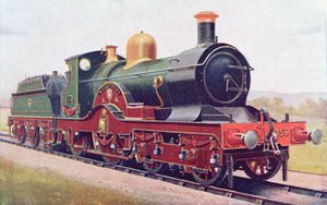 Wilkinson van de Great Western Railway, illustratie uit The Book of the Locomotive door G. Gibbard Jackson, gepubliceerd in 1924