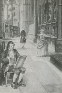 William Blake leert tekeningen maken door English School