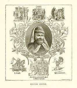 William Caxton door English School