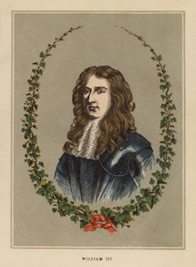 Willem III (gekleurde gravure)