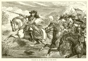 Willem III bij de Slag aan de Boyne
