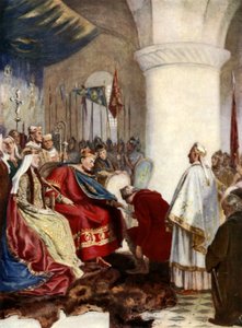 Willem I verleent een charter aan de stad Londen door English School
