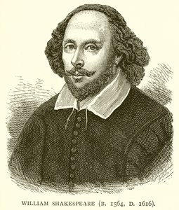 William Shakespeare (geb. 1564, gest. 1616) door English School