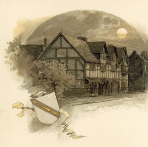 Geboortehuis van William Shakespeare in Henley Street door English School