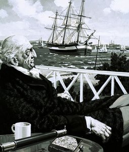 William Turner zat urenlang te kijken naar de voorbijvarende zeilschepen door English School