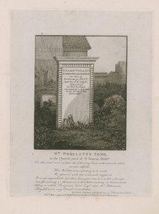 Graf van William Woollett door English School