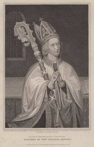 William van Wykeham, Bisschop van Winchester, oprichter van New College, Oxford door English School