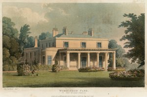 Wimbledon Park, het landgoed van Earl Spencer door English School