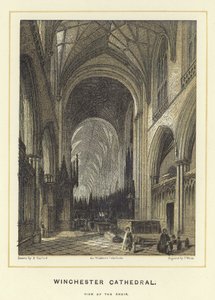 Winchester Kathedraal, koor door English School
