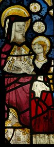 Raam S-kapel-S6 met St. Anna die de Maagd leert lezen