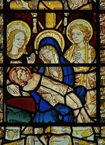 Raam met Pietà