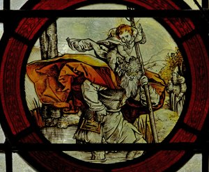 Raam met St. Christoffel