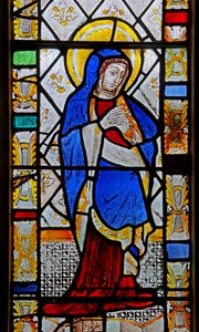 Raam nr. 4 met de Maagd Maria door English School