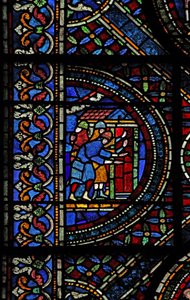 Een scène uit het leven van St. Thomas Becket: Ridders bij de deur van Canterbury