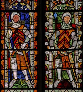 Raam s4 met William Lord de la Zouche en Gilbert I de Clare