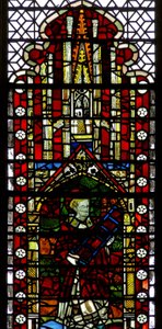 Raam w32 met St. Laurentius