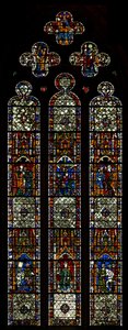 Raam w40 met St. Peter en Pelgrim