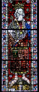 Raam w4 met St. Edward de Belijder