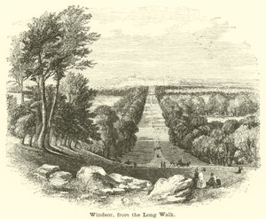 Windsor, vanaf de Lange Wandelweg door English School