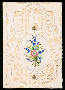 Met mijn vriendelijke liefde, Valentijnskaart, ca. 1858