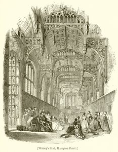 Wolseys Hal, Hampton Court door English School