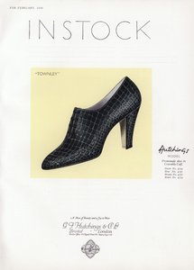Dames schoen advertentie, 1930s
